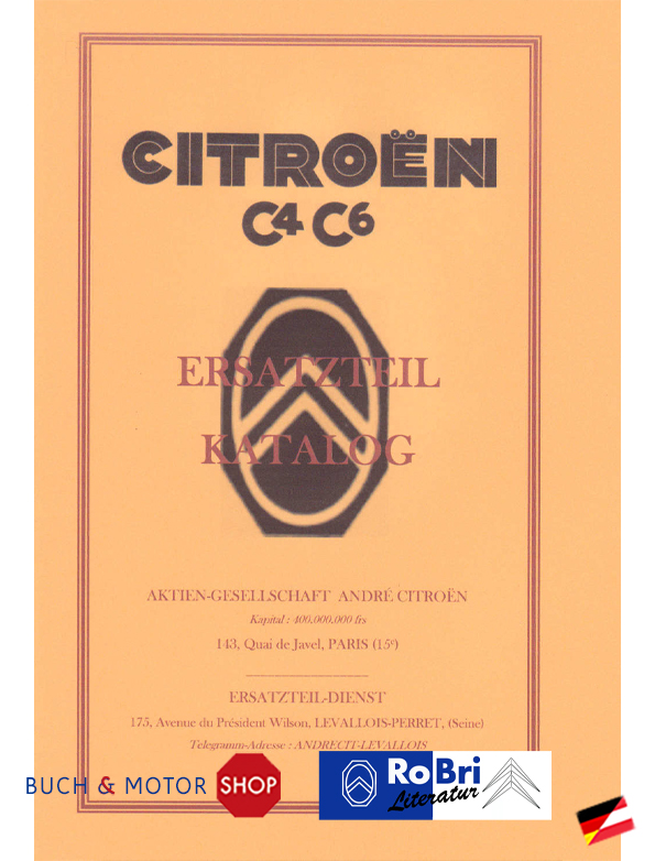 Citroën C4 C6 catÃ¡logo de las piezas